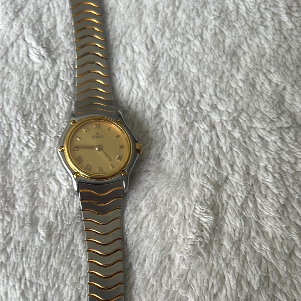 Ebel Two-Tone Gold and Silver Watch